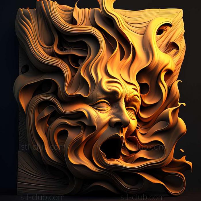 3D model flaming (STL)